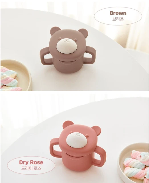Taza de paja para bebé Firgi Bear taza de pico autodirigida K-Baby productos