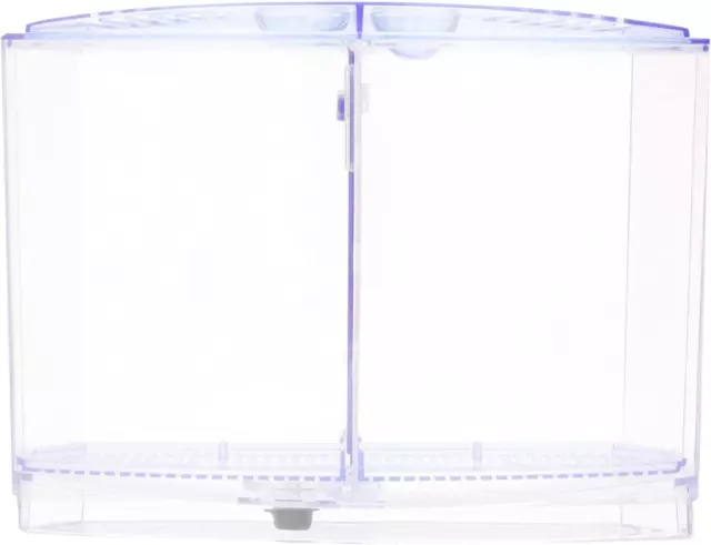 Penn Plax Twin Beta Bow-Front Kit for Aquarium Blue, Green, Tank Is 7.5" across