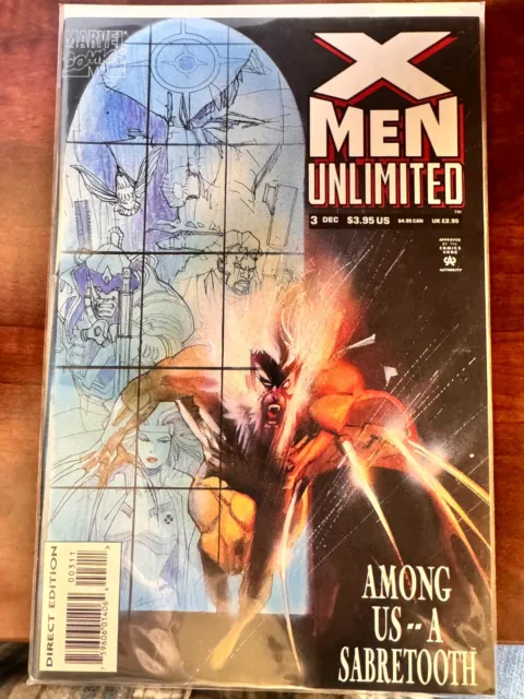 Marvel Comics X-Men Unlimited Vol.1 #3 (1993) Nm Comic Ov1