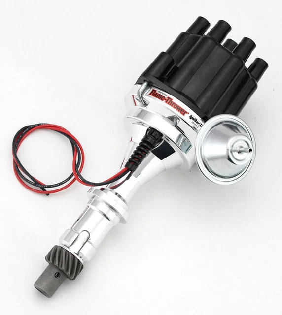 PerTronix Dist Billet I3 Pontiac V8 Vac Blk Cap D7120700