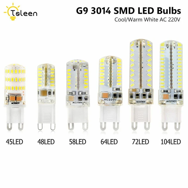 G4 G9 E12 E14 B15 3014 Smd Led Lampe Glühbirne Birne Lampe 3-9W Ac/Dc 12/220V A