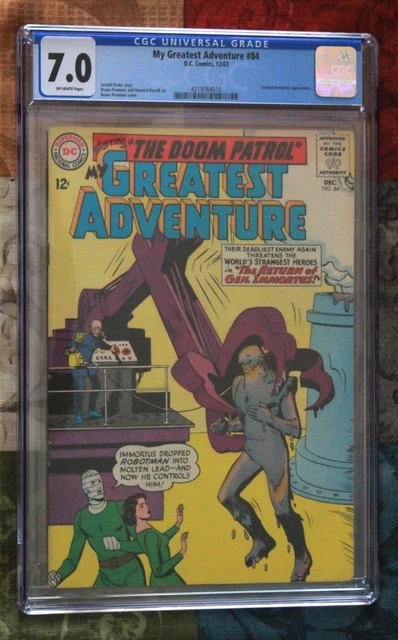 DC My Greatest Adventure #84 Doom Patrol CGC 7.0 1963 Off White Pages