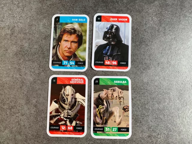 Collection cartes Star Wars Solo 2018 - Cartes distribuées par Leclerc