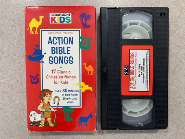CEDARMONT KIDS ACTION Bible Songs 17 Classic Christian Songs for Kids ...