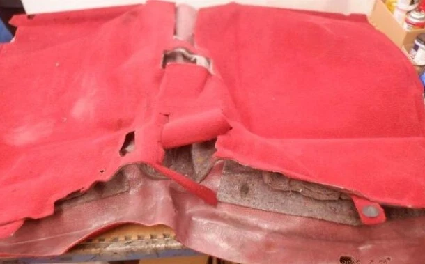 Jdm Rhd Honda Civic Ek9 Genuine Floor Mat Car Pet Ctr Zenki Red Used