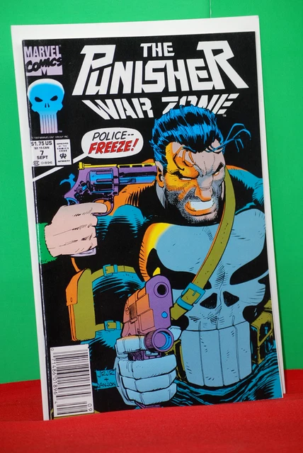 The Punisher War Zone #7 Marvel / 1992/  Romita Jr / Unread / NM+ /Newsstand
