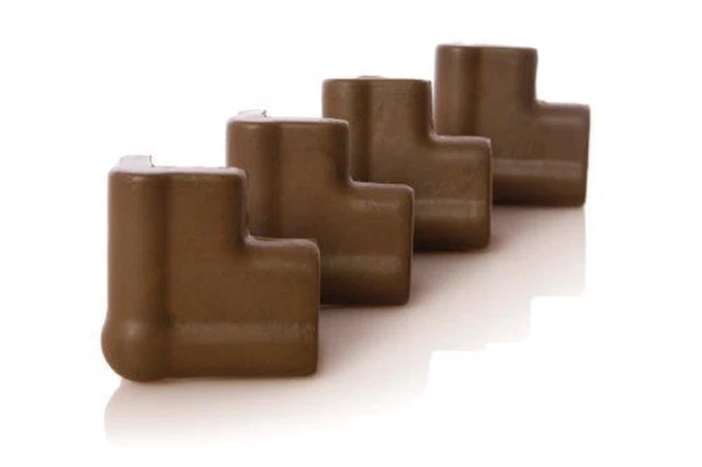 Dreambaby Foam Corner Cushions (Brown) - 4 Pieces Dreambaby