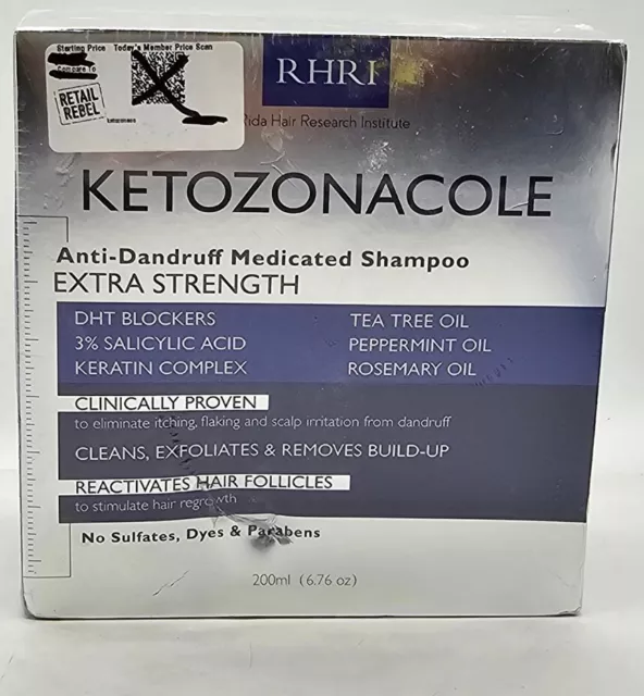 Champú ketozonacol RHRI anticaspa medicado