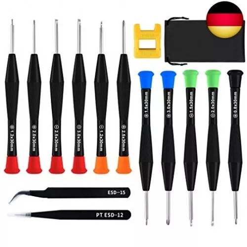 Mini Schraubenzieher set，11 Uhrmacher Schraubendreher Für PS4 Brillen Reparatur