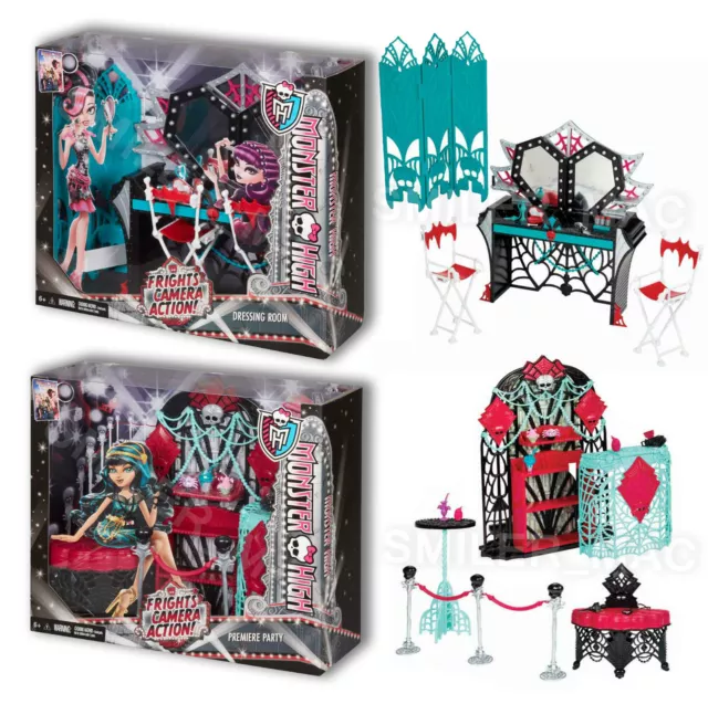 Monster High Frights Camera Action Dressing Room Play Set, ages 3