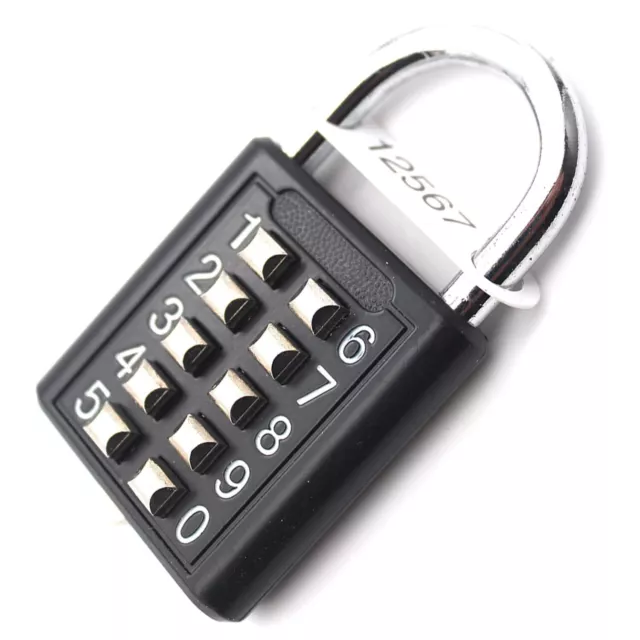 Padlock - Digits Combination Lock,Button Combination Security Padlock Digital...