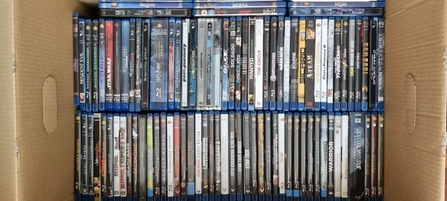 Lotto film e serie tv, blu-ray e dvd, più di 250 dischi, incluse steelbook