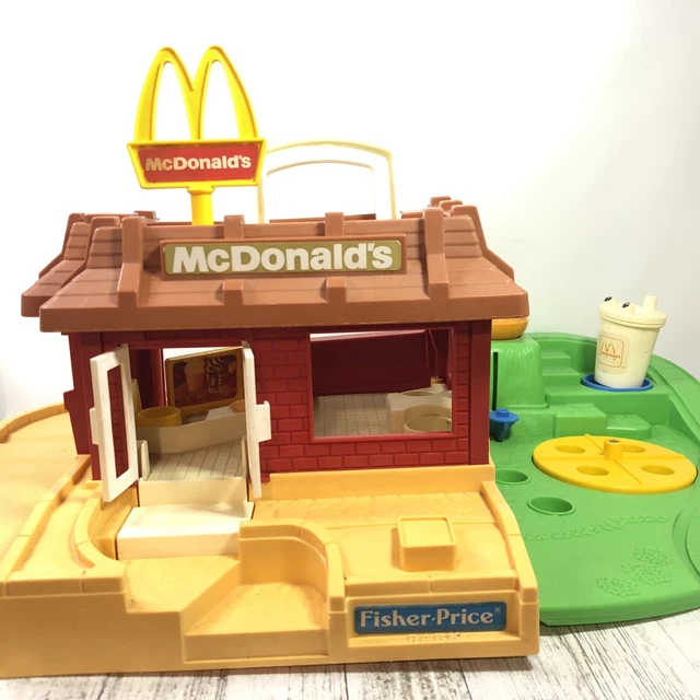 Fisher Price Vintage McDonald’s Restaurant Playground Replacement USA 2552