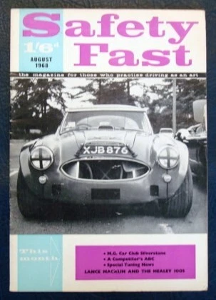 BMC SAFETY FAST MAGAZINE Aug 1968 VOL 10 NO 8 MG car club at ...