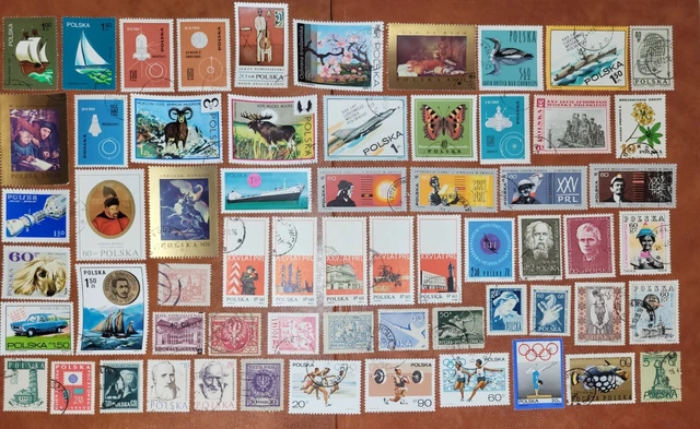 Lot419 Briefmarken Polen Gestempelt Versch Jahrzehnte Motive Shipping 🌏