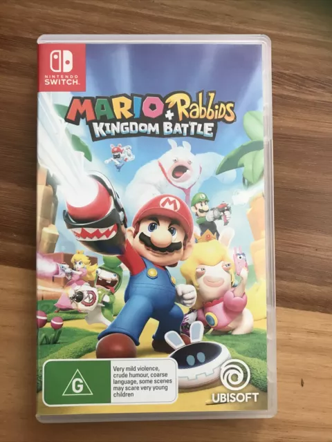 Mario + Rabbids Kingdom Battle - Nintendo Switch Game - Excellent Condition