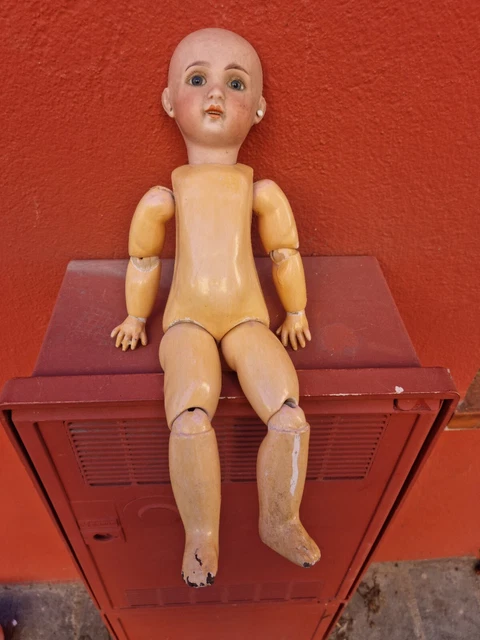 POUPÉE,POUPON ANCIEN EN porcelaine Jumeau , Taille 6 , Art Déco ? n°5