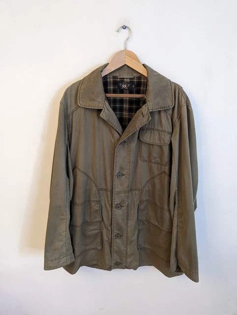 RRL Ralph Lauren cappotto da campo da uomo taglia large