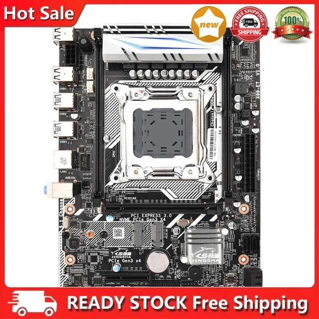 Scheda Madre X99 LGA2011-3 | 4x DDR4 REG ECC, M.2 NVMe, PCIe, SATA Per CPU E5 2650V3/2680V3