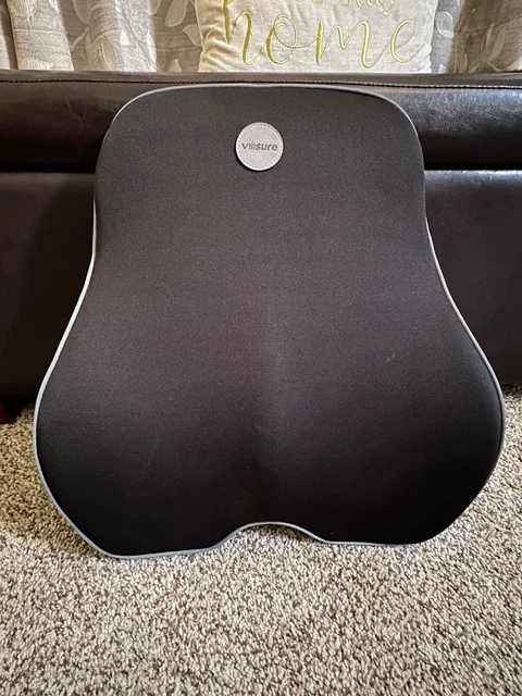Villsure Lumbar Support Pillow, Memory Foam Back Cushion Pillow for Office Chair