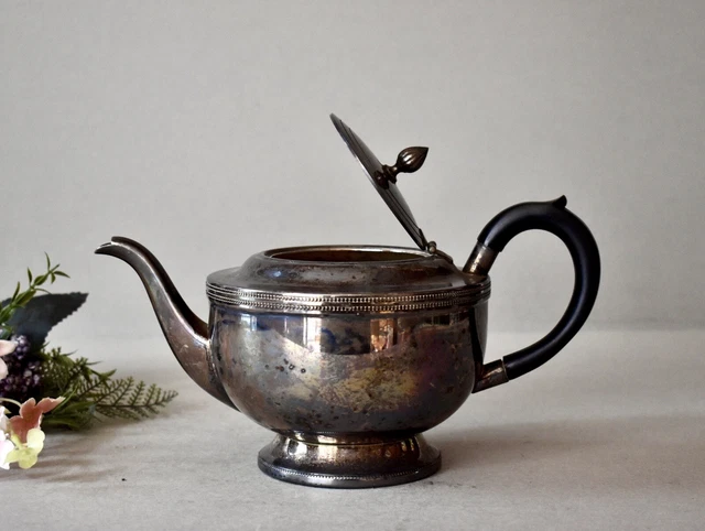 Vintage Silver Plated Teapot Antique English Teapot Vintage Gift Home Decor