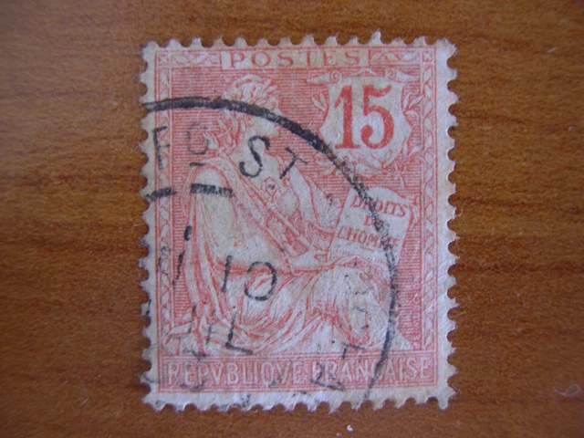 Timbre France Type Mouchon retouché N°126 - 1902 Neuf** cote 400 Euros