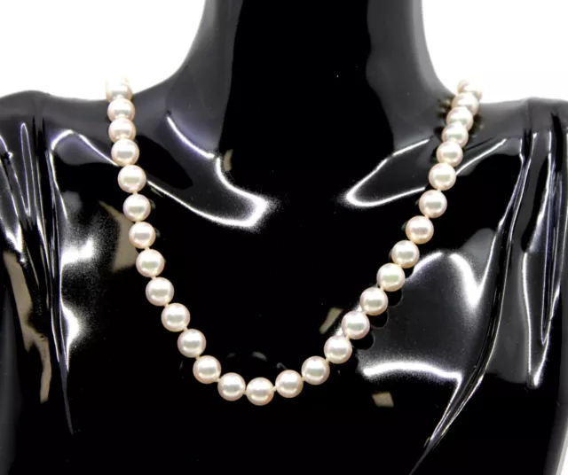 AMERICAN PEARL JAPANESE Akoya Cultured Pearl Necklace 17.5