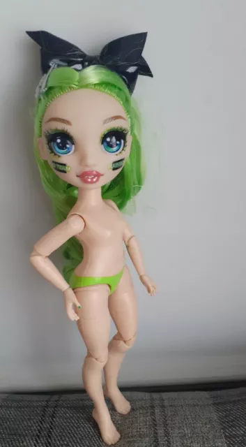 Rainbow High Doll. Jade Hunter Cheer. No Clothes just Hair Clips and Bow. Fab!!