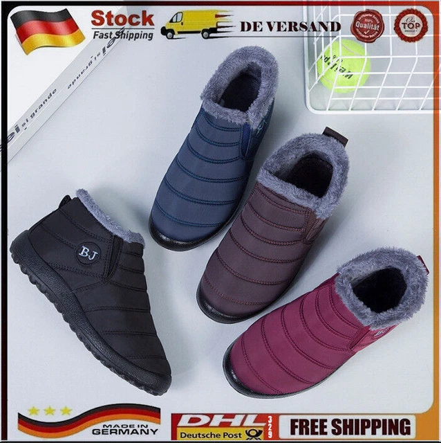 Damen Winterstiefel Gefüttert - Rutschfeste Schneeschuhe Für Outdoor