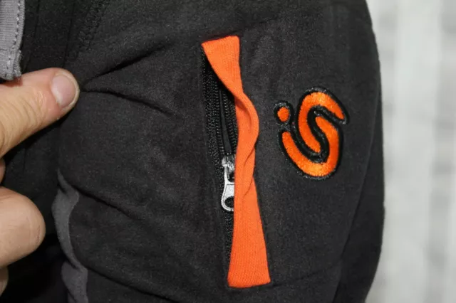 Felpa da Lavoro in Pile Uomo ISSA LINE con Cappuccio Zip Intera Maglia Invernale 8