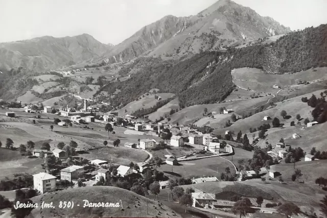 Cartolina - Serina ( Bergamo ) - Panorama - 1958