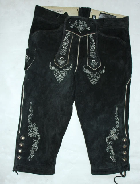 LANDHAUS HERREN TRACHTEN LEDER HOSE ca GR 44 W29 LEDERHOSE WIESN TIROL