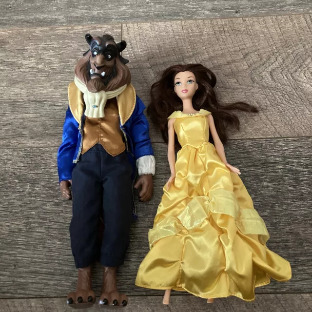 Disney Store Beauty and The Beast Belle Classic Dolls Articulated 12 inches