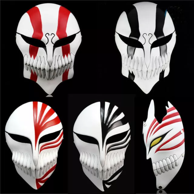 Bleach kurosaki Ichigo Tensa Bankai Face Mask Cosplay Halloween Mask Helmet  Prop