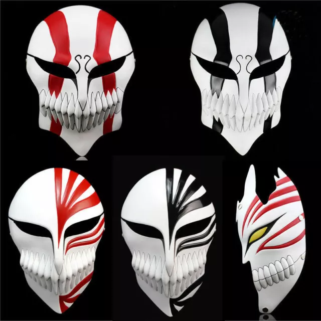 Bleach kurosaki Ichigo Tensa Bankai Face Mask Cosplay Helmet Halloween Prop  Mask