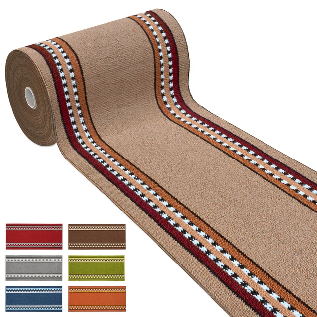 Tappeto Sardo In Cotone OLIVO.shop | Passatoia Beige 45x75 Cm - Tradizione Sardegna Per Casa Elegante