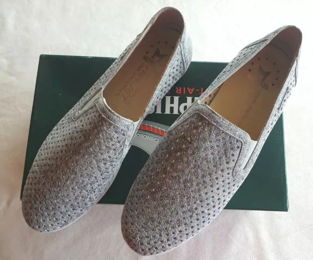 chaussures neuves Mephisto modèle Khali Perf gris clair taille 39,1/3 (pa)