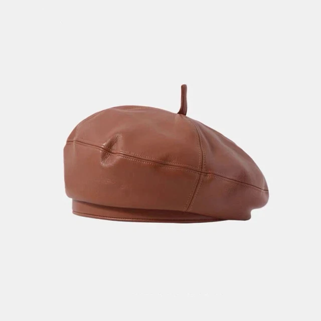 Béret Casquette Femme Feutre Noir