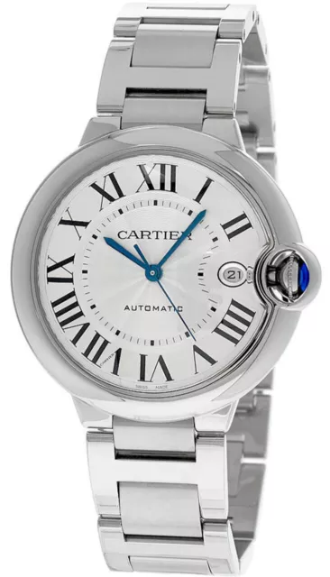 CARTIER Ballon Bleu de Cartier AUTO 40MM SS Silver Dial Men's Watch WSBB0040