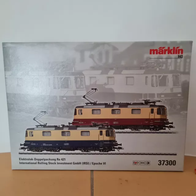 Märklin 37300 H0 Elektrolok Doppelpack Re421 der IRSI MFC