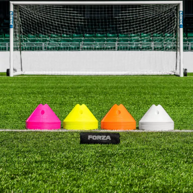 FORZA SuperCone Training Marker Domes [20qty] | FOOTBALL CONES - Bag Included