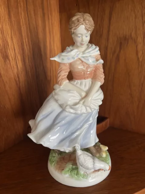 Royal Worcester Old Country Ways 'A Farmers Wife' Limited Edition Figurine