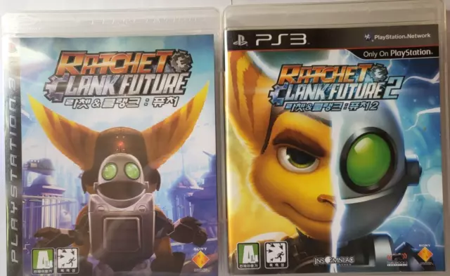 Ratchet & Clank Future Tools of Destruction 1 & 2 - Sony PS3  Korea Games