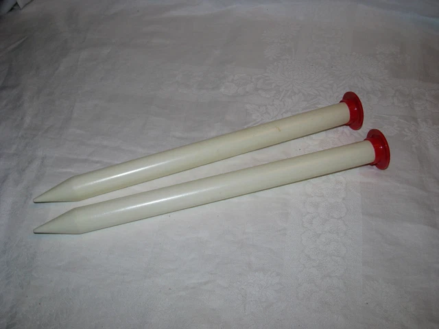 Pair of #50 Large Knitting Needles 14-1/4" Long