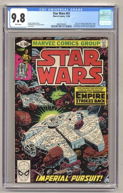 Star Wars 41 (CGC 9.8) 1st app. Yoda Empire Strikes Back part 3 1980 Marvel O833