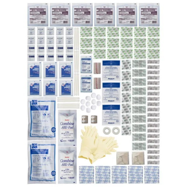 IFAK Individual First Aid Kit Refill, 165 Piece Edition