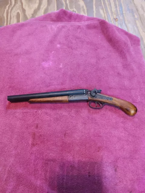 1881 Pistol Grip Double Barrel Coach Shotgun - Non firing- read item description