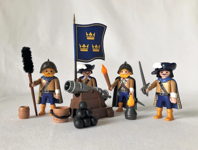 playmobil-schwedische-soldaten-musketier-kanone-30-j-hriger-krieg