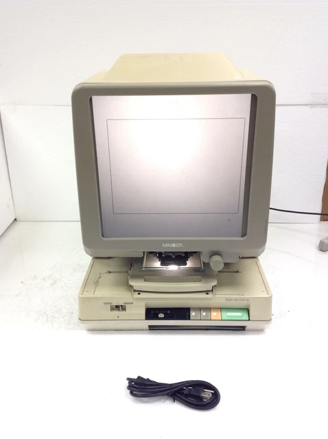 MINOLTA RP600Z Microfilm Reader Printer WORKING FREE SHIPPING