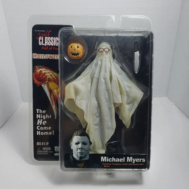 NECA Cult Classics Hall Of Fame HALLOWEEN Michael Myers GHOST BOB SHEET Figure